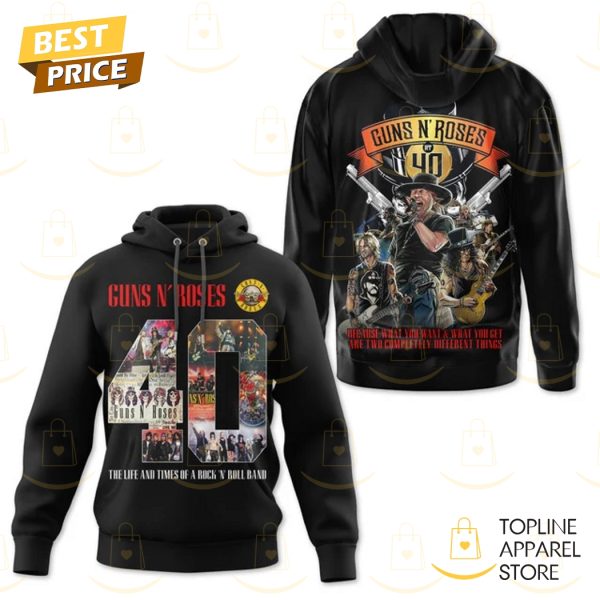 Guns N Rose The Life And Times Of A Rock N Roll Band Hoodie