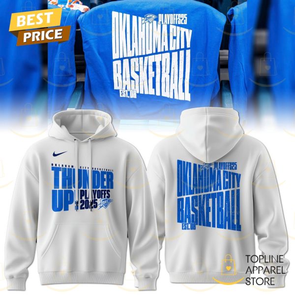 2025 Oklahoma City Thunder Playoff Hoodie