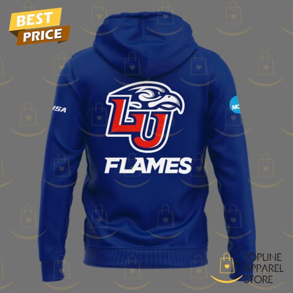 Liberty Lady Flames Softball 2025 Blue Hoodie