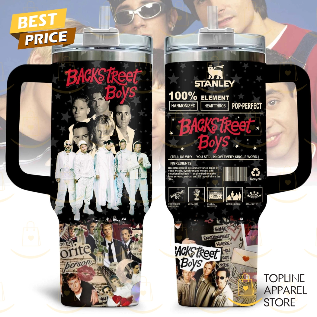Backstreet Boys Tell Us Why Tumbler With Handle And Straw Backstreet Boys Tell Us Why Tumbler With Handle And Straw