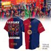 Barcelona FC Campions De Copa 2025 Llegat Blaugrana On Neix La Historia On Vil El Futur Baseball Jersey