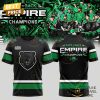 Binghamton Black Bears 2024-2025 Back To Back Commissioners Cup Champions 3D T-Shirt – Black