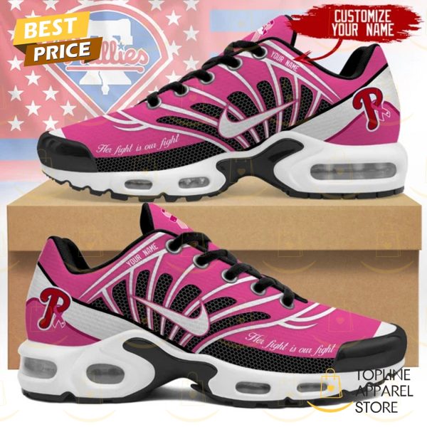 Personalized Philadelphia Phillies Her Fight Is Our Fight Air Max Plus Shoes