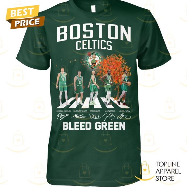 Boston Celtics Bleed Green Signature Unisex T-Shirt