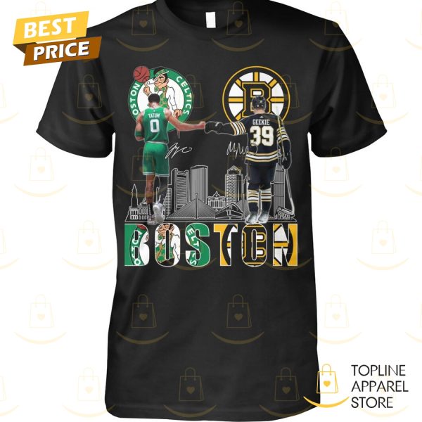 Boston Celtics x Boston Bruins Signature Unisex T-Shirt