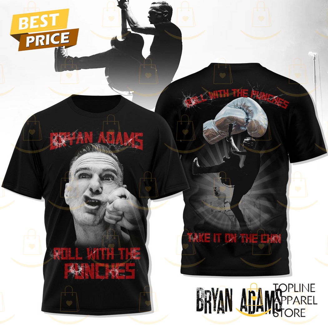 Bryan Adams Roll With The Punches 3D T-Shirt Bryan Adams Roll With The Punches 3D T-Shirt