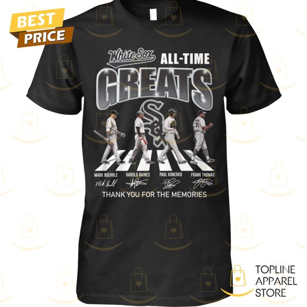 Chicago White Sox All-Time Greats Signature Thank You For The Memories Unisex T-Shirt