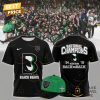 Binghamton Black Bears Commissioners Cup Champions Back To Back 2024-2025 3D T-Shirt – White