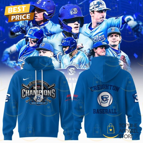 Creighton Bluejays Big East Conference 2025 Champions Hoodie