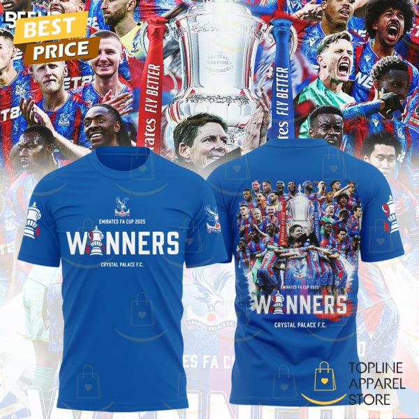 Crystal Palace F.C Emirates FA Cup Champions 2025 3D T-Shirt
