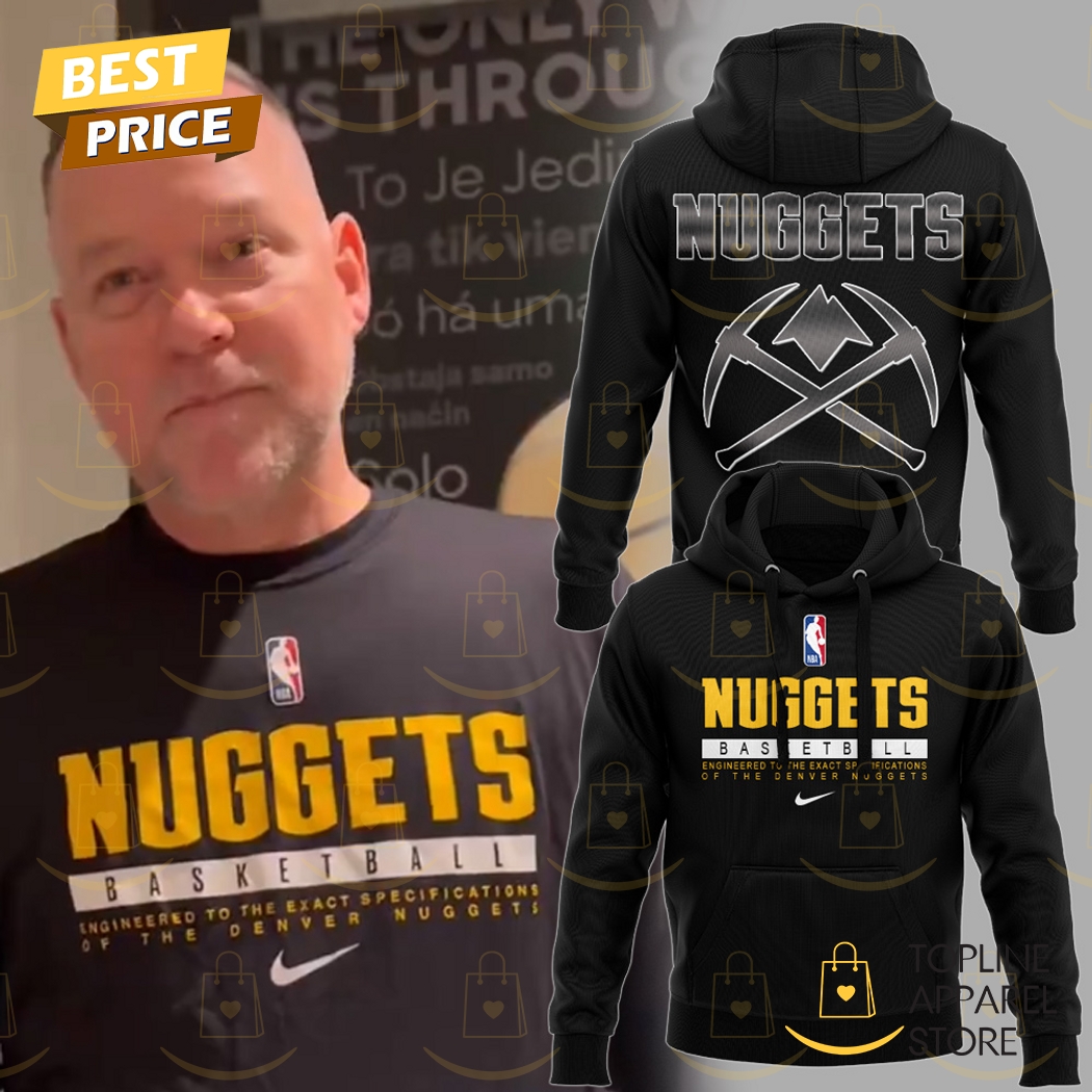 Denver Nuggets Basketbal 2025 Black Hoodie Denver Nuggets Basketbal 2025 Black Hoodie