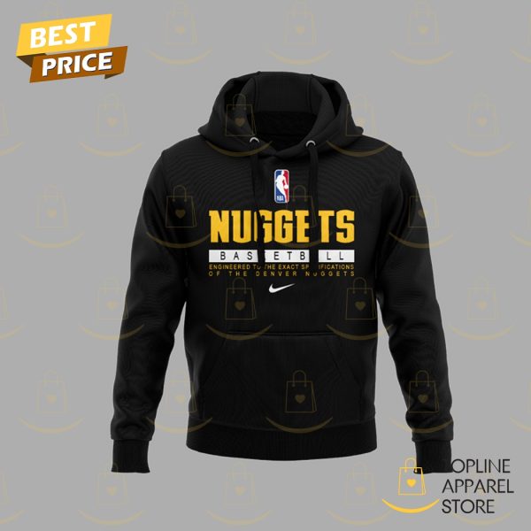 Denver Nuggets Basketbal 2025 Black Hoodie