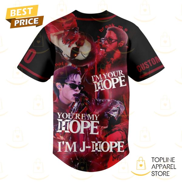 Personalzied J-Hope BTS Hope On The Stage Tour Baseball Jersey