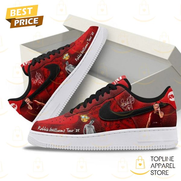 Robbie Williams Tour 25 Signature Air Force 1 Shoes