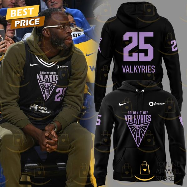 Golden State Valkyries Basketball 25 Black Hoodie