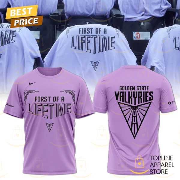 Golden State Valkyries Inaugural Season 2025 First Of A Lifetime 3D T-Shirt – Purple