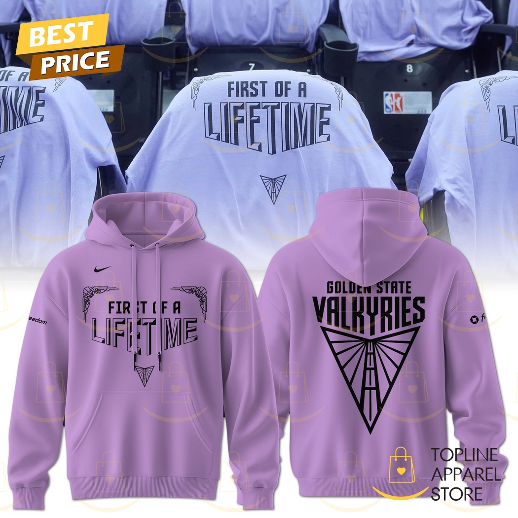 Golden State Valkyries Inaugural Season 2025 First Of A Lifetime Hoodie - Purple Golden State Valkyries Inaugural Season 2025 First Of A Lifetime Hoodie - Purple