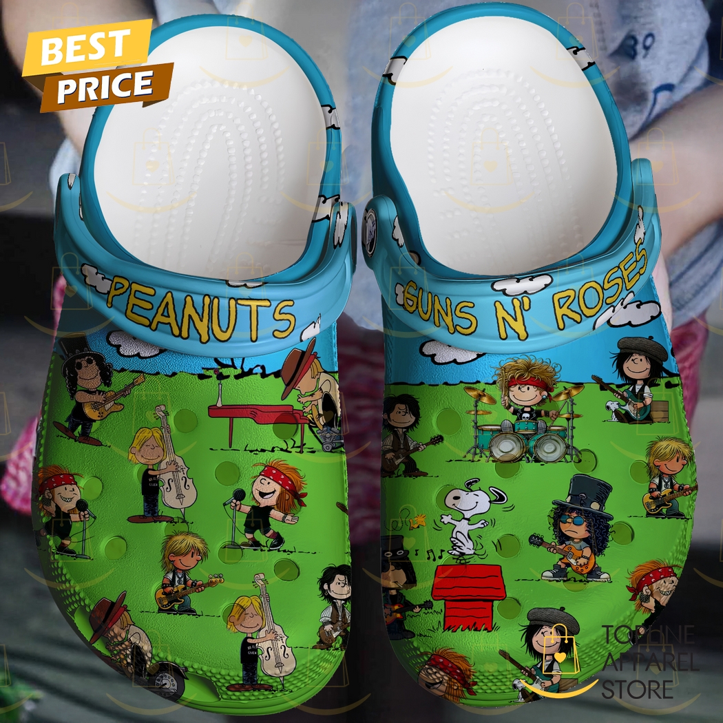 Guns N Roses x Peanut Crocs Guns N Roses x Peanut Crocs