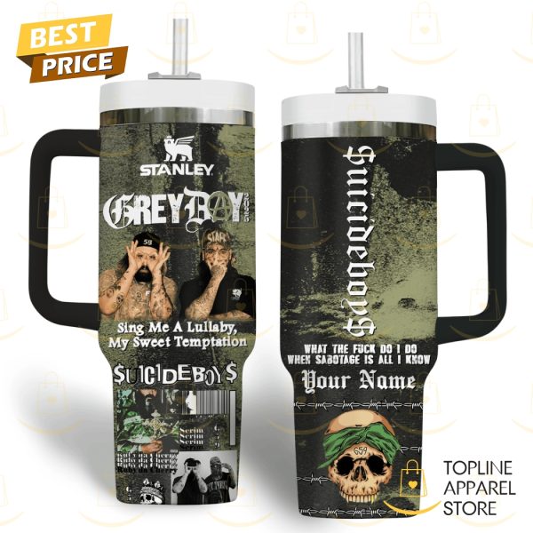 Personalized Suicideboys Grey Day 2025 Sing Me A Lullaby My Sweet Temptation Tumbler With Handle And Straw