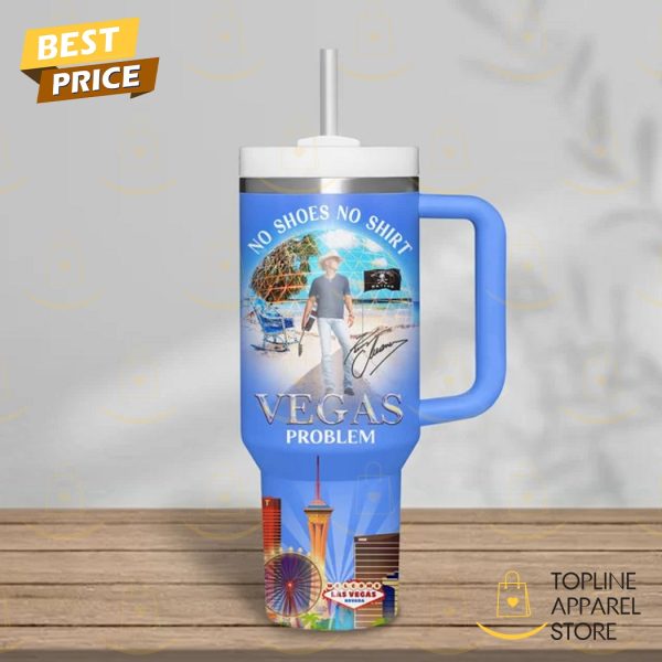 Kenny Chesney Welcome No Shoes Nation Tumbler With Handle And Straw