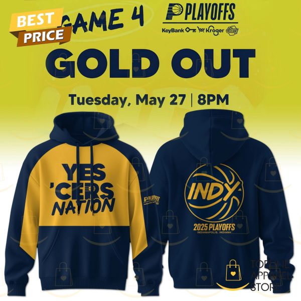 Indiana Pacers Yes Cers Nation 2025 Playoffs Hoodie