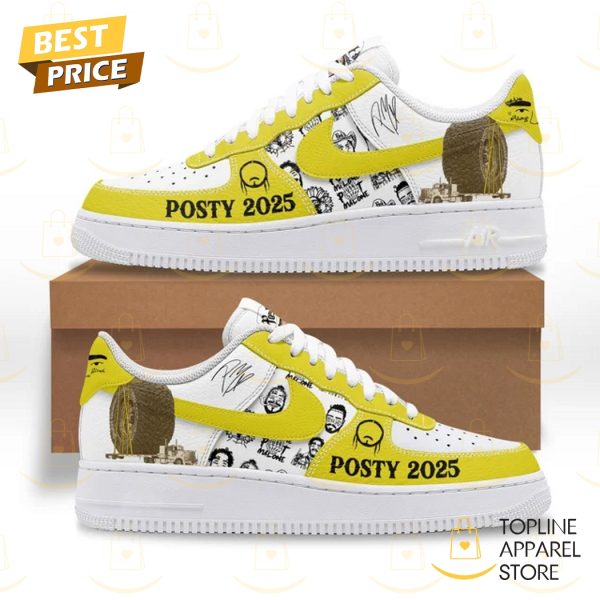 Post Malone Posty 2025 Air Force 1 Shoes