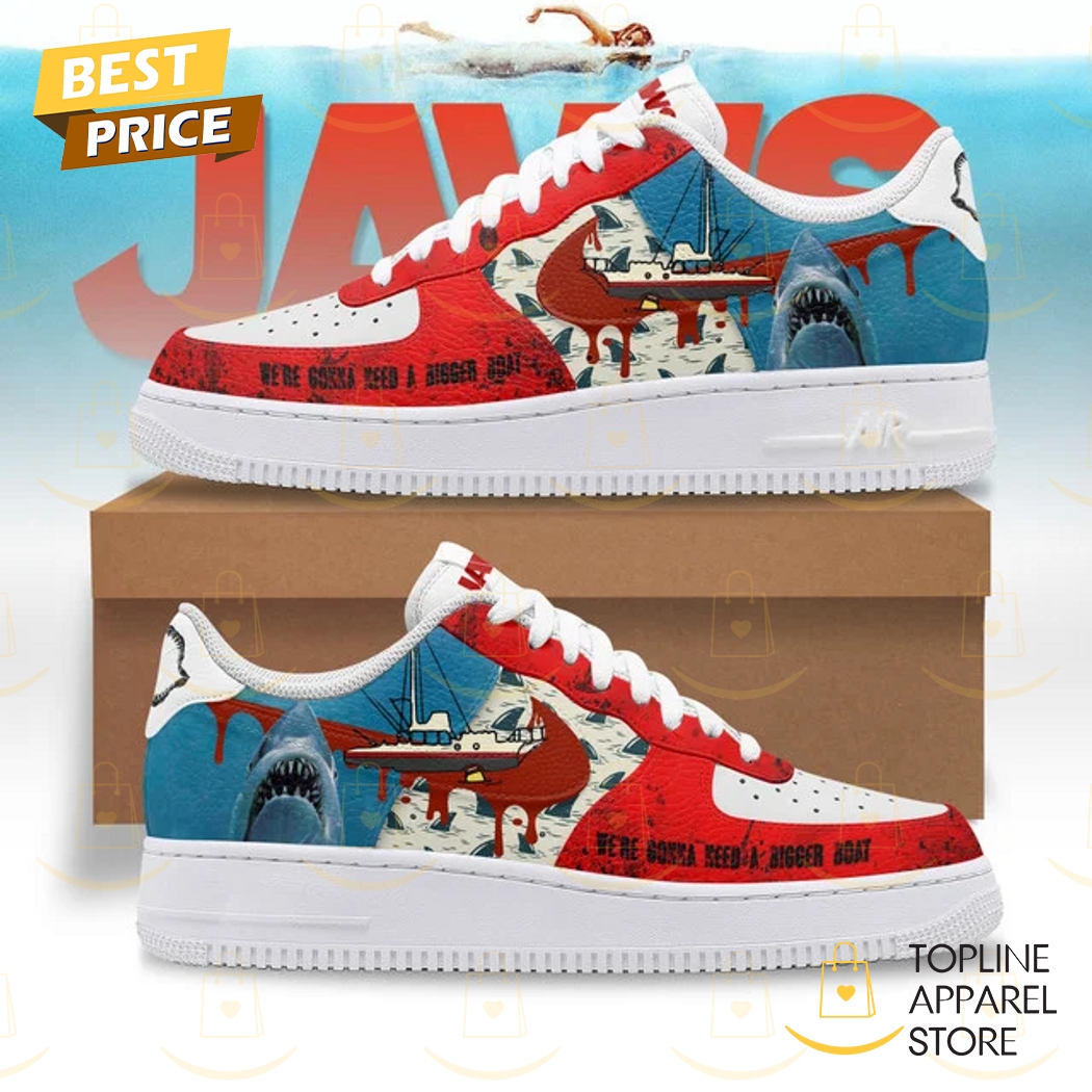 Jaws We Re Gonna Need A Bigger Boat Air Force 1 Shoes Jaws We Re Gonna Need A Bigger Boat Air Force 1 Shoes