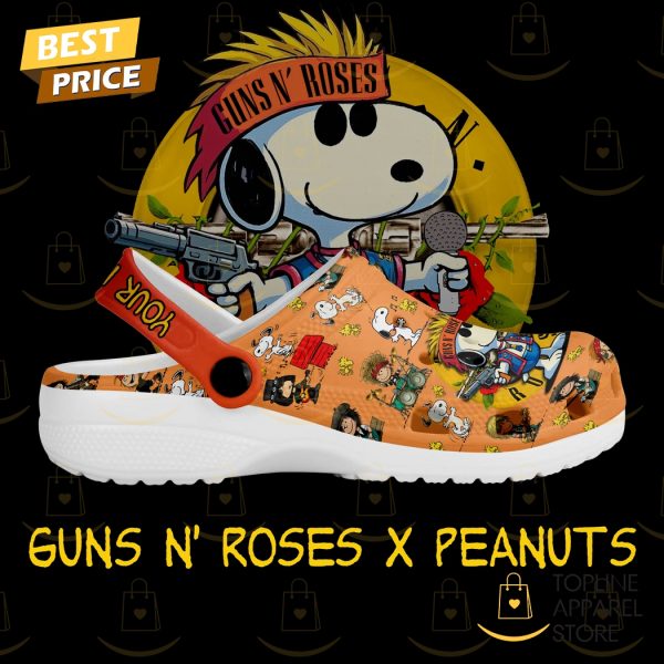 Personalized Guns N Roses x Snoopy Crocs