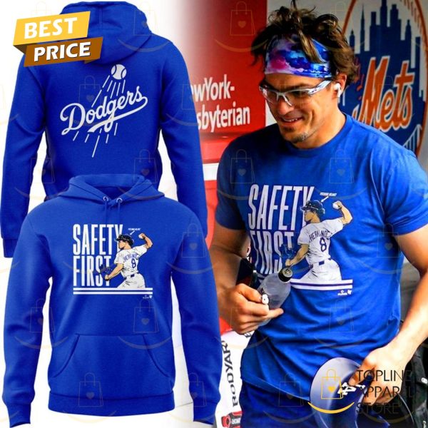 Los Angeles Dodgers Safety First Hoodie – Blue