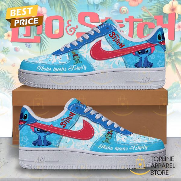 Lilo And Stitch Ohana Means Family Air Force 1 Shoes