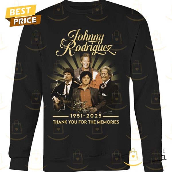 Johnny Rodriguez 1951-2025 Signature Thank You For The Memories Unisex T-Shirt