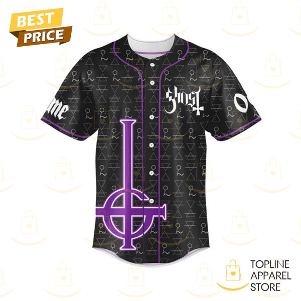 Personalized Ghost I Wanna Be With You All Night Baseball Jersey