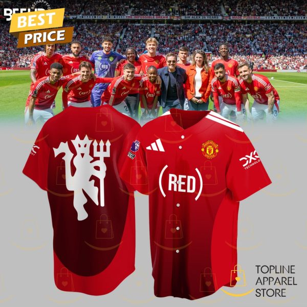 Manchester United 2025 Red Baseball Jersey