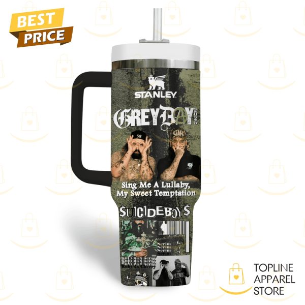 Personalized Suicideboys Grey Day 2025 Sing Me A Lullaby My Sweet Temptation Tumbler With Handle And Straw