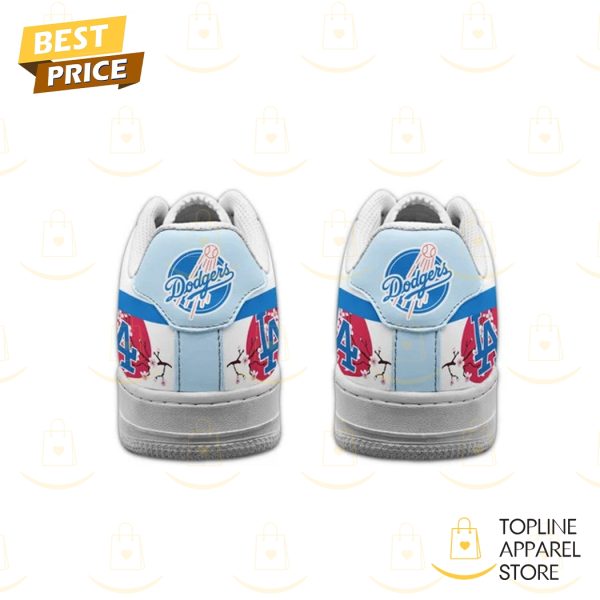 Los Angeles Dodgers Cherry Blossom Air Force Shoes