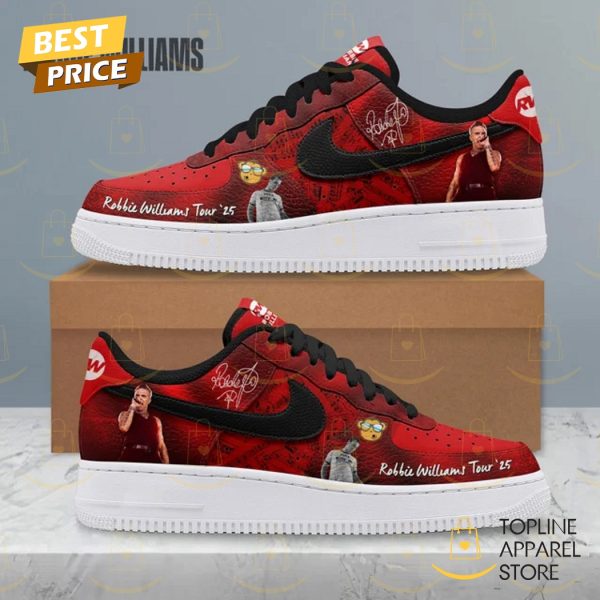 Robbie Williams Tour 25 Signature Air Force 1 Shoes
