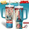 personalized 50th anniversary 1975 2025 jaws you are gonna need a bigger boat tumbler with handle and straw 1 reHIv.jpg