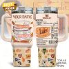 Personalized Jurassic Park Life Finds A Way Tumbler With Handle And Straw