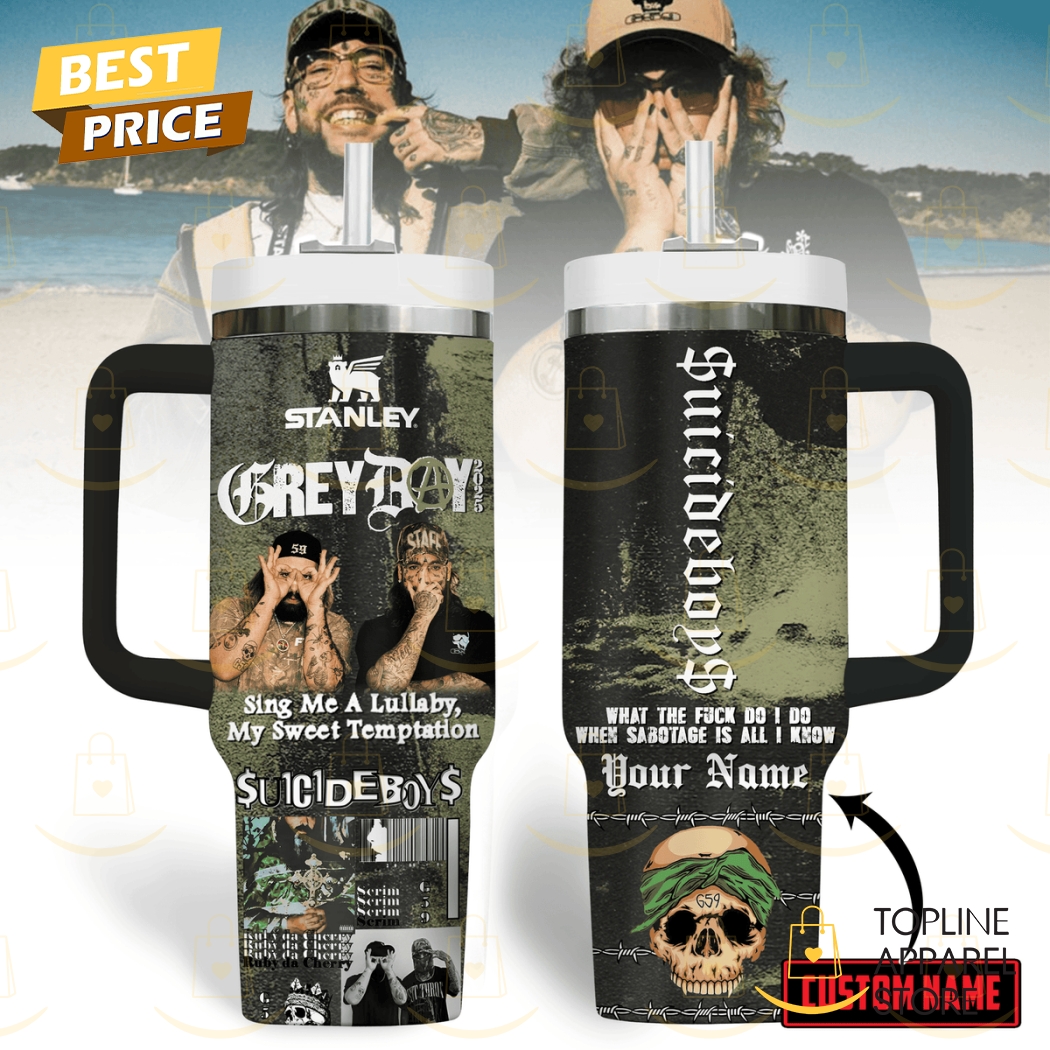 Personalized Suicideboys Grey Day 2025 Sing Me A Lullaby My Sweet Temptation Tumbler With Handle And Straw Personalized Suicideboys Grey Day 2025 Sing Me A Lullaby My Sweet Temptation Tumbler With Handle And Straw