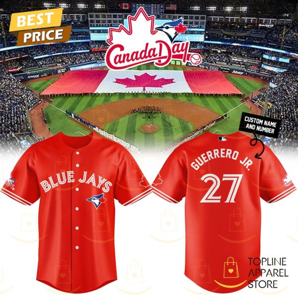 Personalized Toronto Blue Jays Canada Day 2025 Baseball Jersey