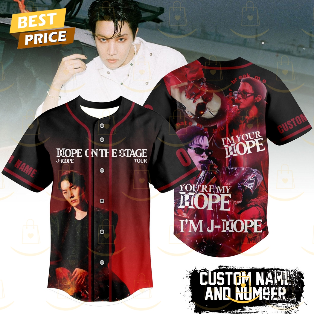 Personalzied J-Hope BTS Hope On The Stage Tour Baseball Jersey