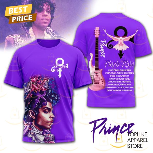 Prince Purple Rain 3D T-Shirt