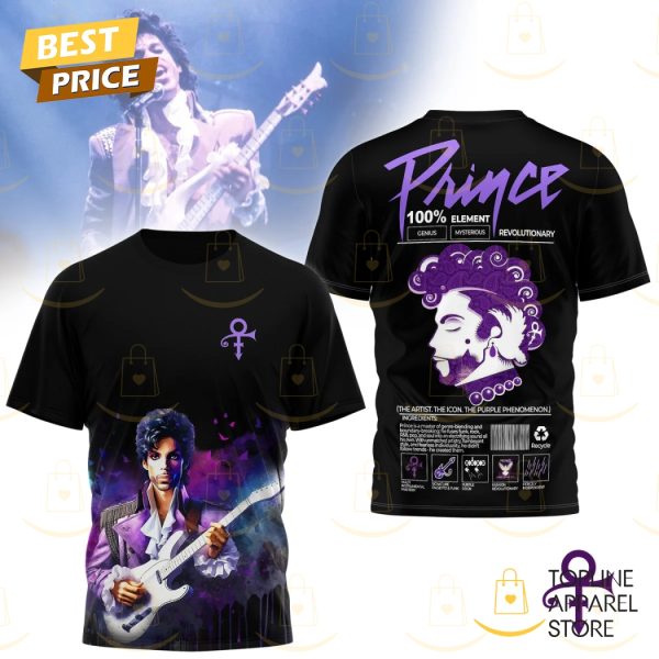 Prince Revolutionary The Artist The Icon The Purple Phenomenon 3D T-Shirt