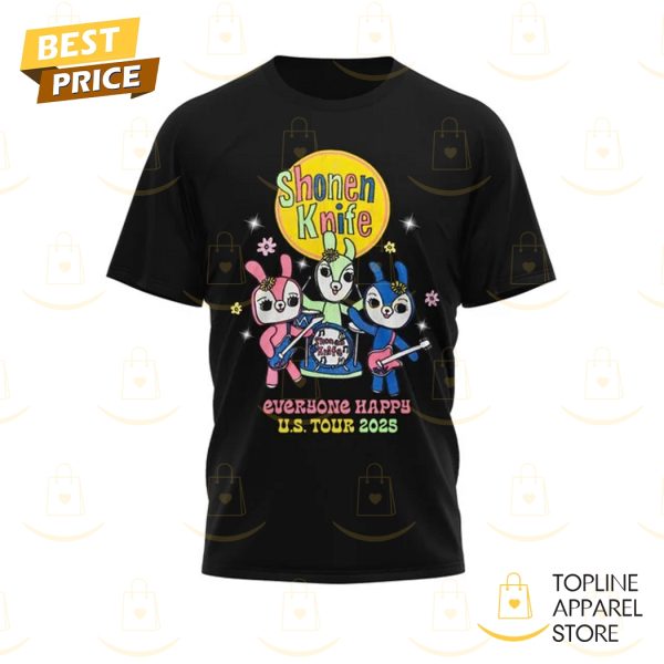 Shonen Knife Sweet Melodies Sharp Attitude 3D T-Shirt