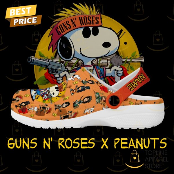 Personalized Guns N Roses x Snoopy Crocs