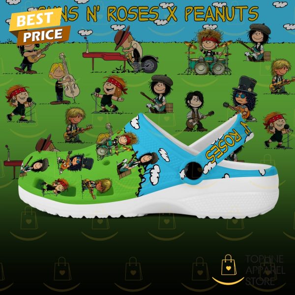 Guns N Roses x Peanut Crocs