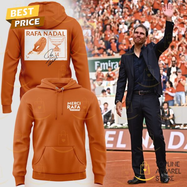 Rafael Nadal 2021-2025 Vamos Rafa Thank You For The Memories Signature Hoodie – Orange