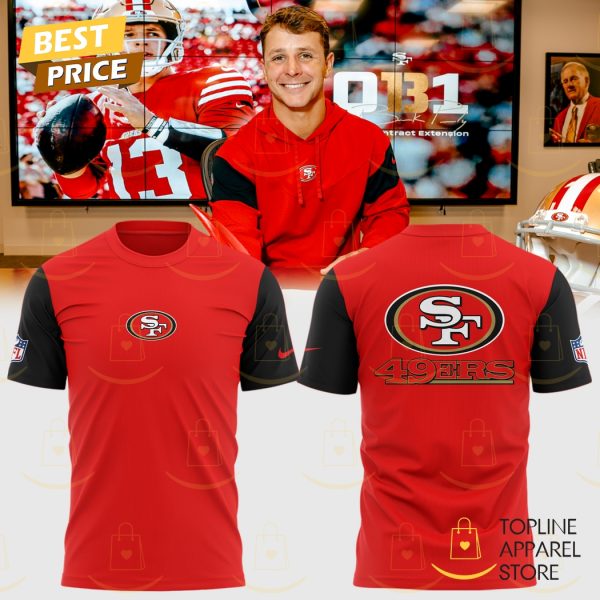 San Francisco 49ers 2025 Red 3D T-Shirt