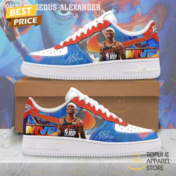 Shai Gilgeous-Alexander Oklahoma City Thunder MVP Air Force 1 Shoes