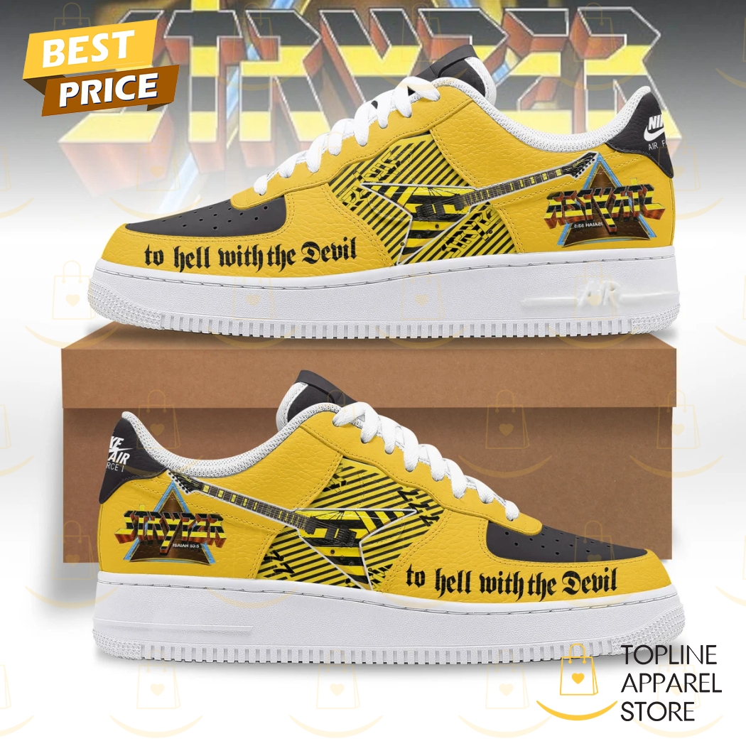 Stryper To Hell With The Devil Air Force 1 Shoes Stryper To Hell With The Devil Air Force 1 Shoes